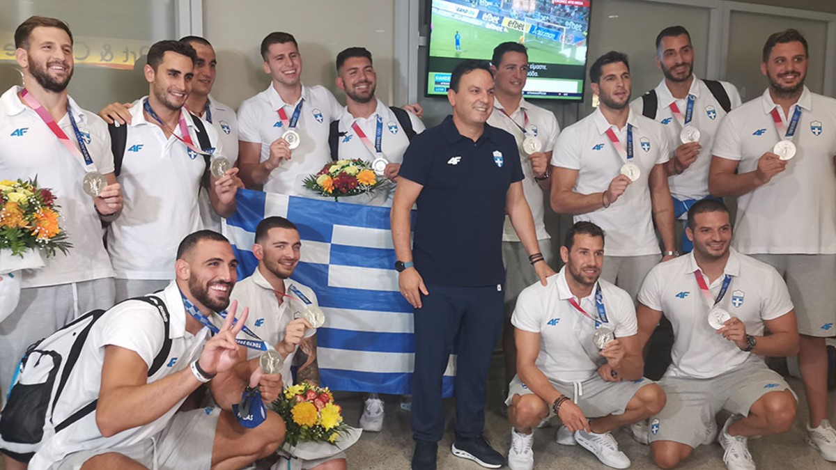 Εθνική ομάδα πόλο: Εορταστική υποδοχή για τους ασημένιους Ολυμπιονίκες