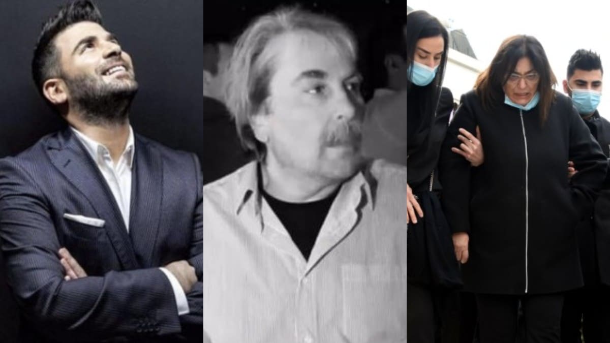 Κηδεία Παντελίδη: Υποβασταζόμενη από τους γιους της η Αθηνά (Video)