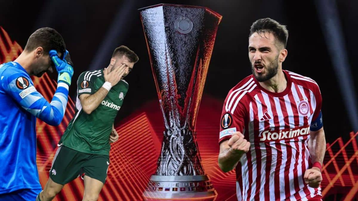 Europa League: Θρίαμβος για Ολυμπιακό, γαλλικές σφαλιάρες για ΑΕΚ, Παναθηναϊκό – Τα γκολ της χθεσινής βραδιάς (videos)