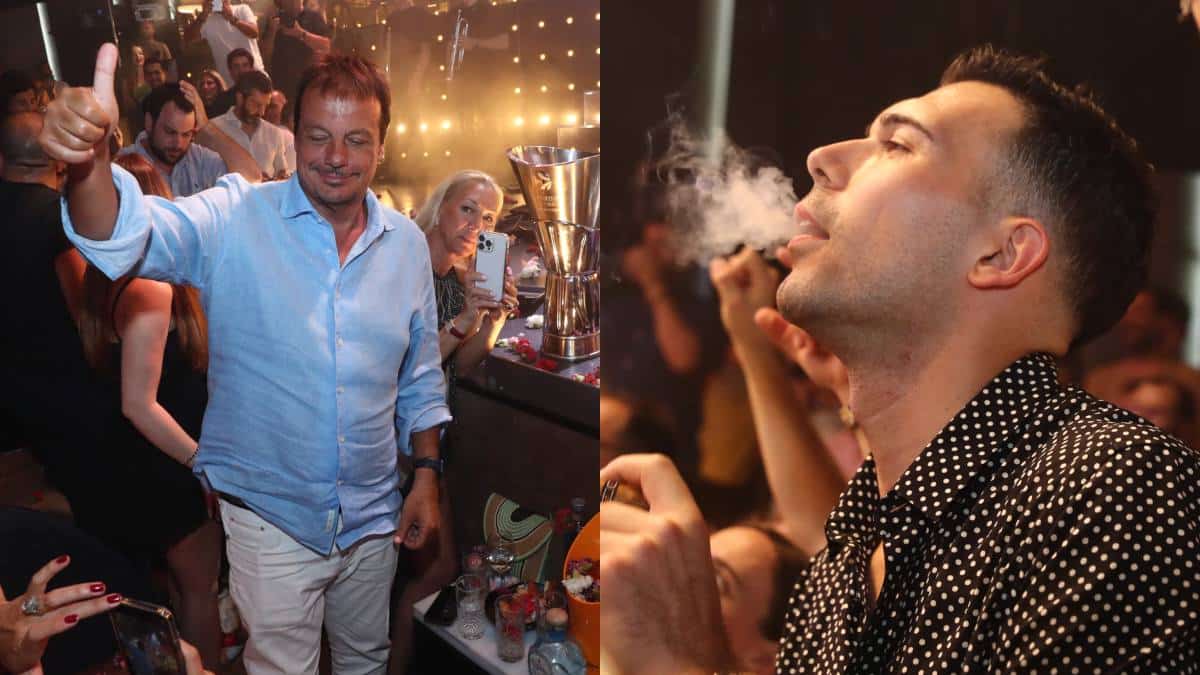 Παναθηναϊκός: Ξέφρενο γλέντι των πρωταθλητών στον Κωνσταντίνο Αργυρό – «Γκρέμισε» την πίστα το ζεϊμπέκικο του Παπαπέτρου! (video)