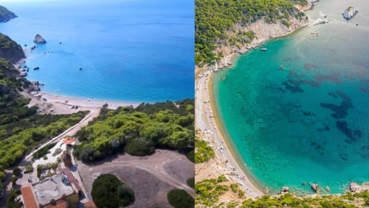 Σε 1,5 ώρα έχετε φτάσει: Η παραλία με την άγρια ομορφιά και το ατελείωτο γαλάζιο που θυμίζει νησί