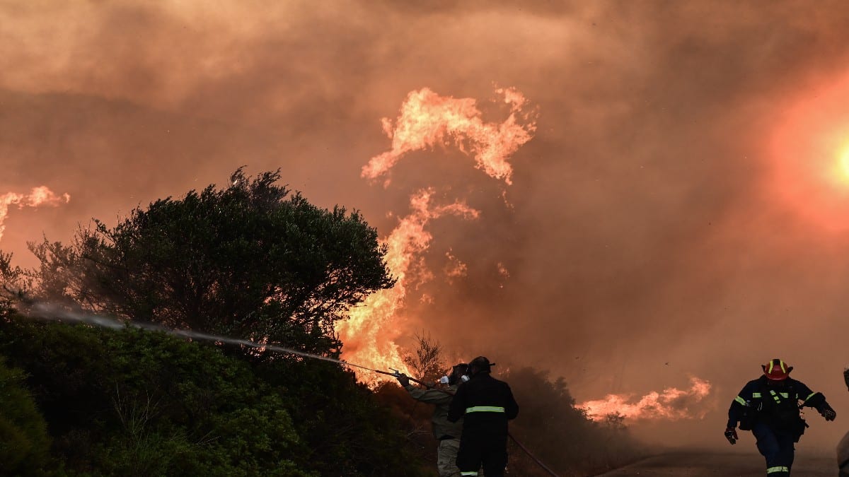 Μεγάλη φωτιά στον Δομοκό: Ήχησε το 112 – Σε ετοιμότητα οι κάτοικοι στο χωριό Κορομηλιά