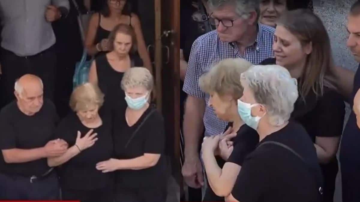 Λιβαδειά: Θρήνος στην κηδεία του 48χρονου που «χάθηκε» έπειτα από τσίμπημα αράχνης – Απαρηγόρητες μητέρα και αδερφή (video)