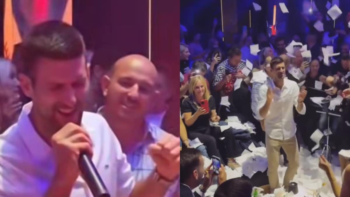 Ο Νόβακ Τζόκοβιτς χορεύει σε ρυθμούς… Τριαντάφυλλου: Δίνει ρέστα σε βαλκανικό γλέντι στη Σόφια (video)