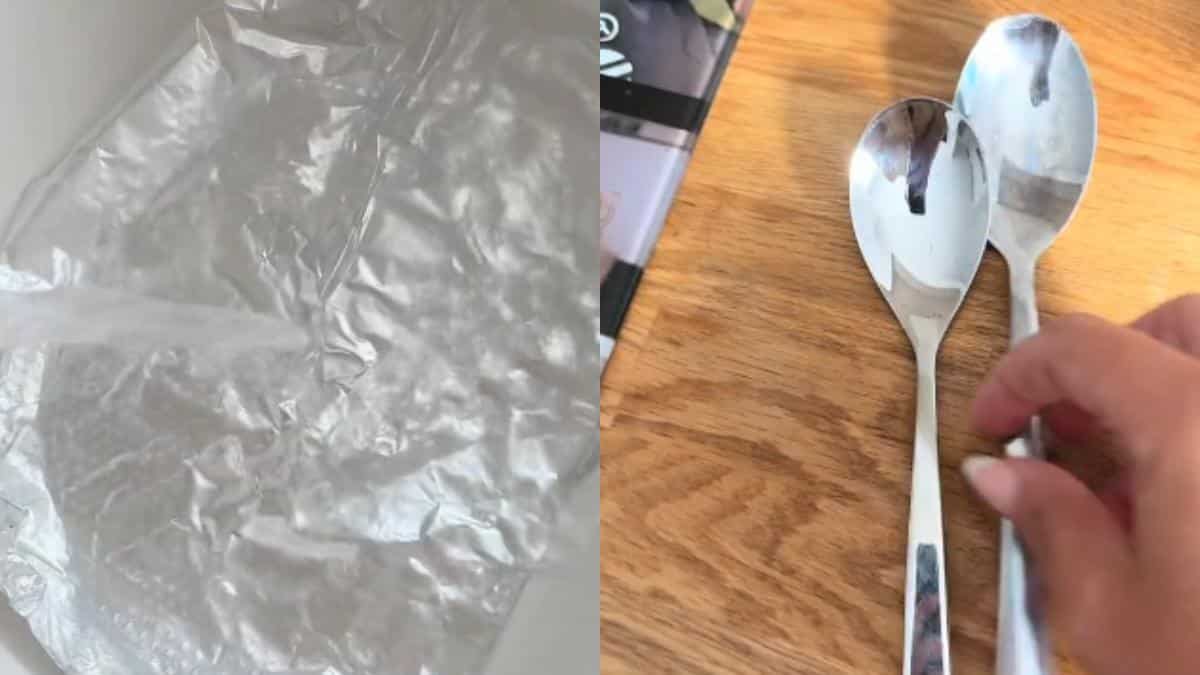 Το TikTok ξέρει: Κάντε σαν καινούργια τα μαχαιροπίρουνα χρησιμοποιώντας λίγο αλουμινόχαρτο!