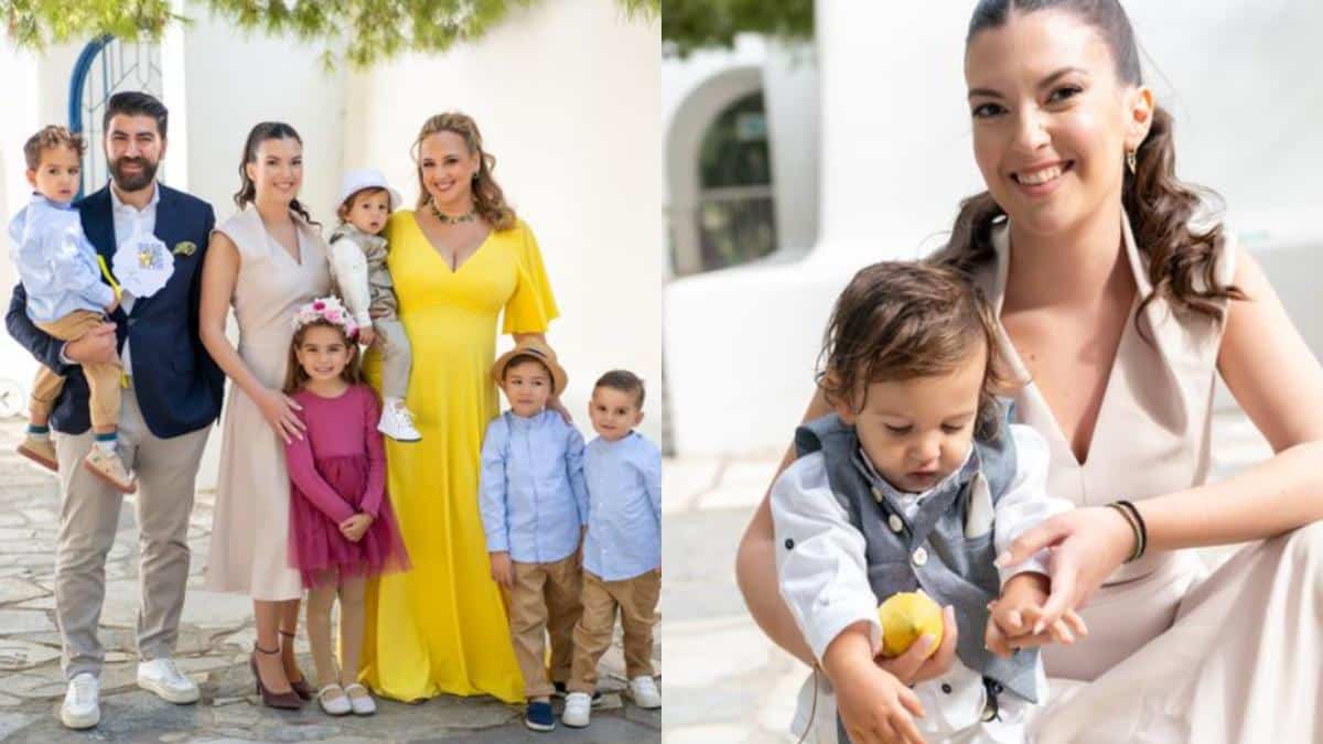 Κλέλια Πανταζή και Λευτέρης Τσάκαλος: Η βάπτιση του 3ου γιου, το ιδιαίτερο όνομα και ο εντυπωσιακός στολισμός