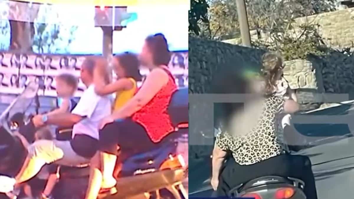 Πεντακάβαλο στη… βέσπα: Φρενίτιδα στους δρόμους της χώρας καθημερινά (video)