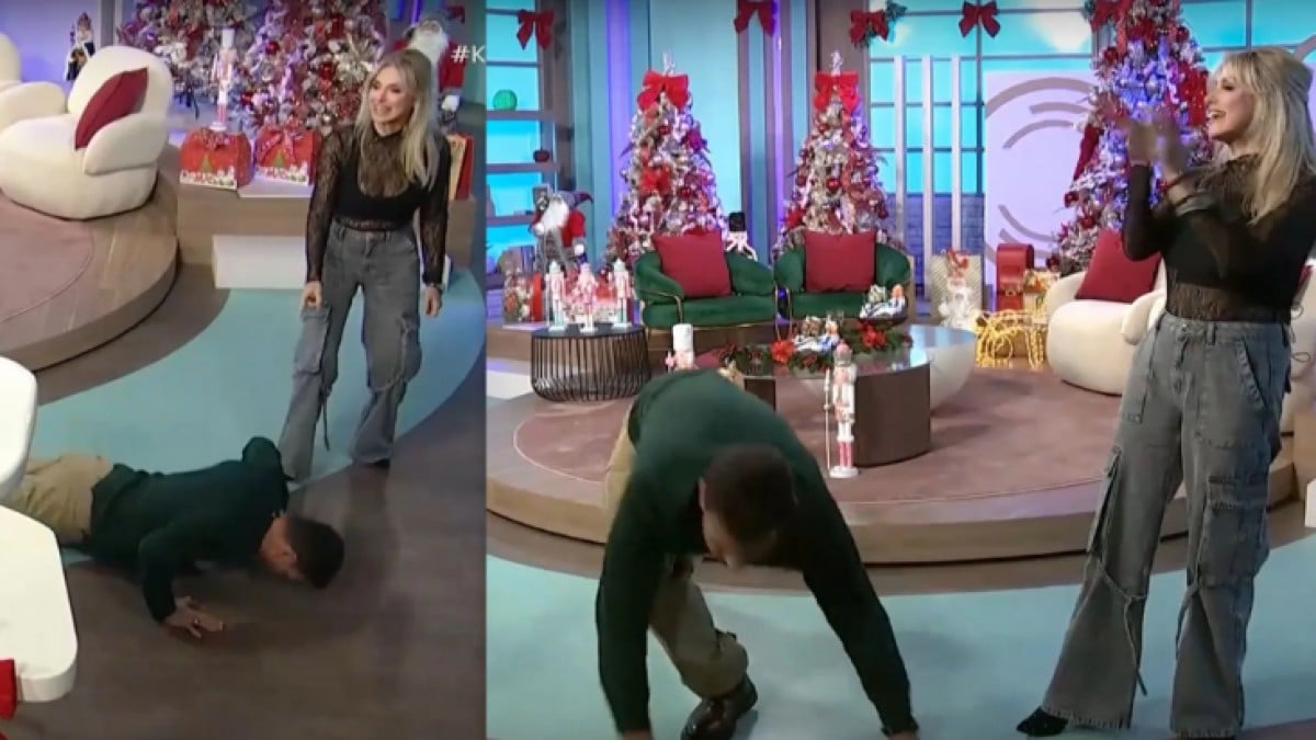 Απίστευτος Ιορδανίδης: Έκανε 20 push ups μετά από χαμένο στοίχημα με την Κρονάκη και… σωριάστηκε στο πλατό!