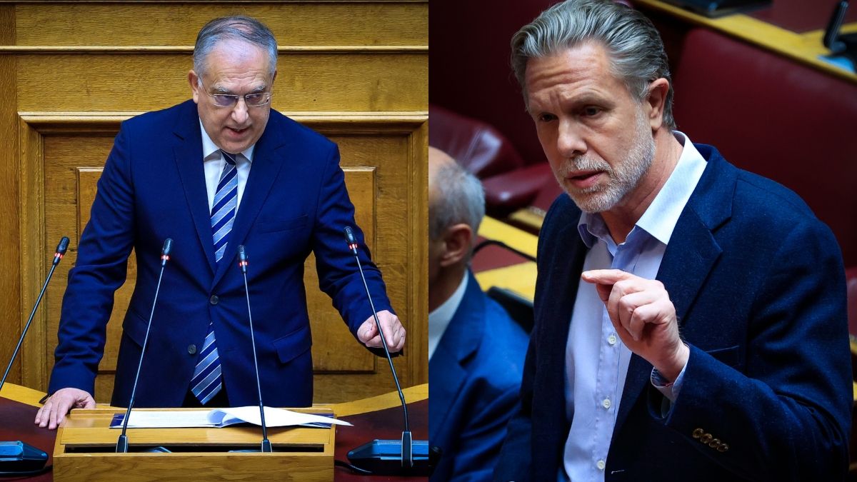 Σφοδρή αντιπαράθεση Γερουλάνου – Θεοδωρικάκου στη Βουλή για τα ενοίκια: «Είπες χοντρή μ…κία»