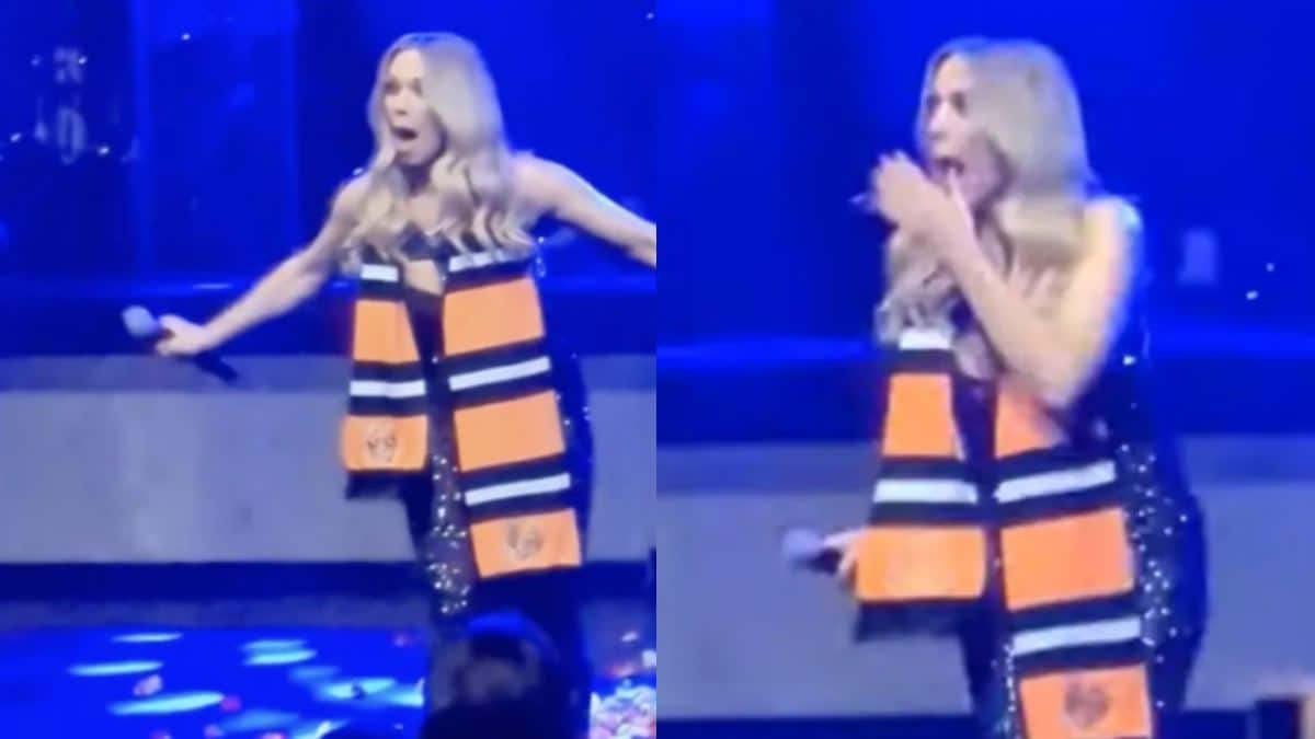 «Παγωτό» έμεινε η Κοκκίνου με σύνθημα σε συναυλία της: «Έλλη μ@@@@ρα…» (video)