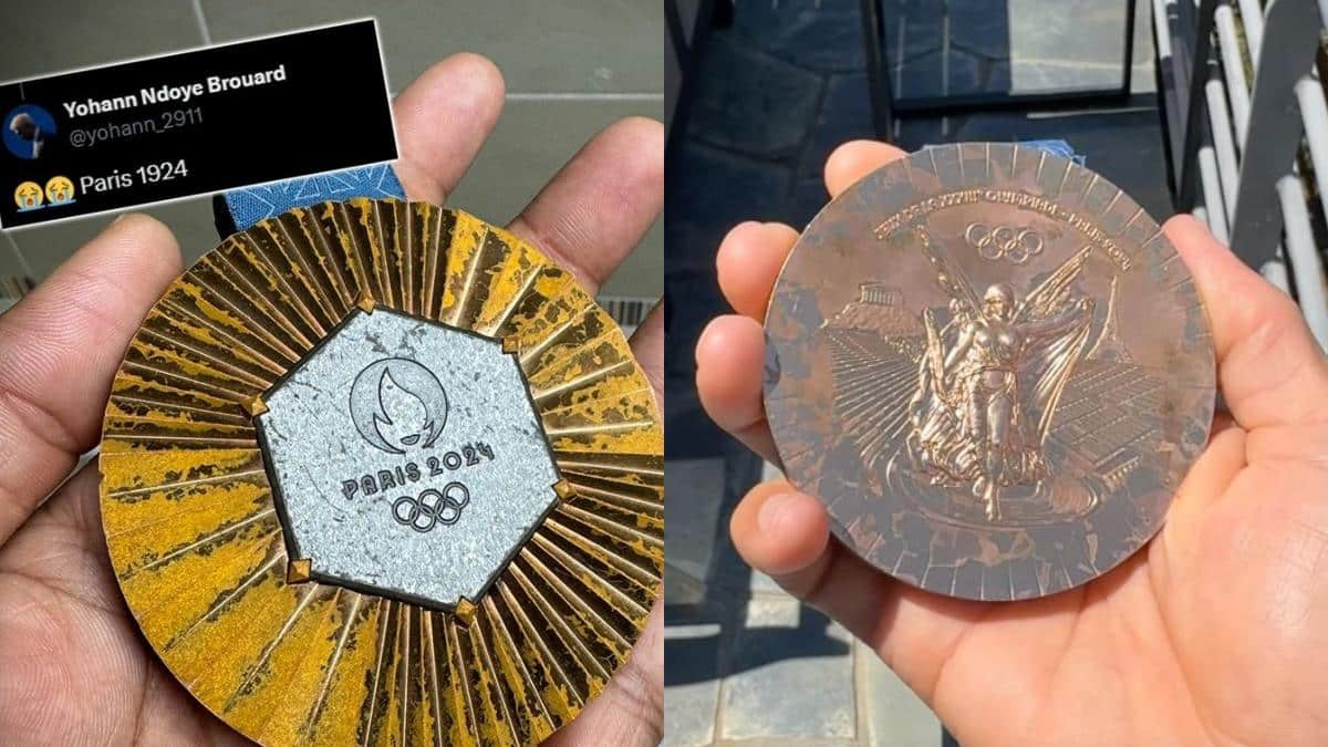 Σε άθλια κατάσταση τα μετάλλια των Ολυμπιακών Αγώνων του Παρισιού: Σκουριασμένα και  σημαντικά σημάδια φθοράς (photo)