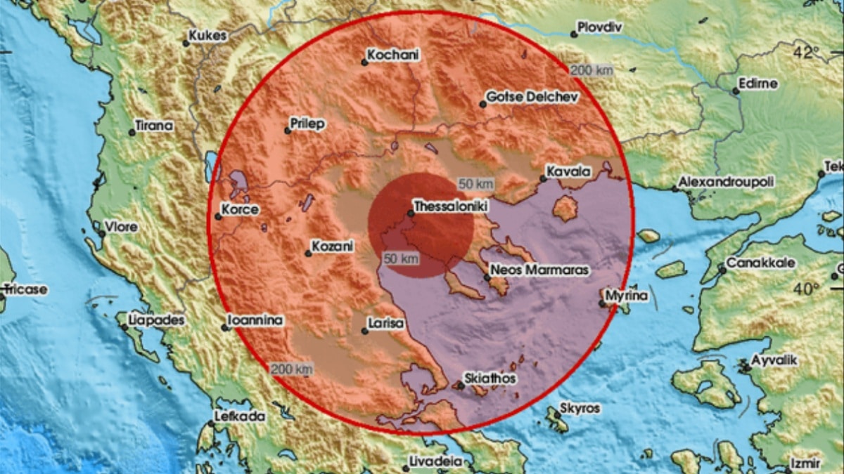 Νέος σεισμός «ξύπνησε» τη Χαλκιδική – Αισθητός και στη Θεσσαλονίκη