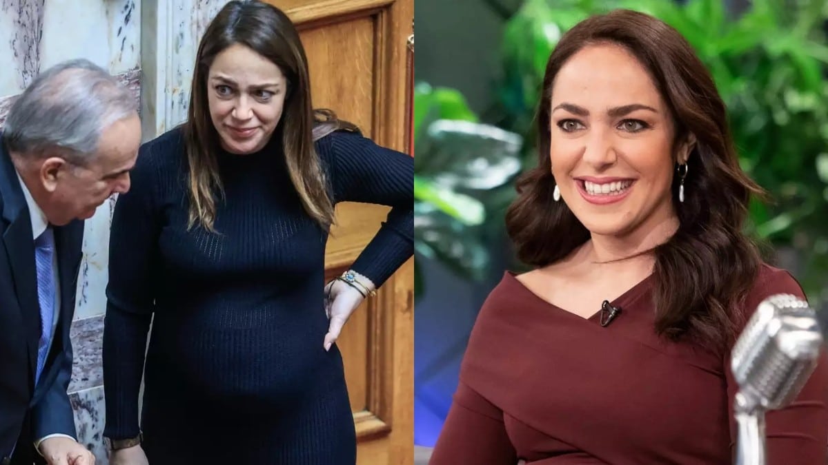 Δόμνα Μιχαηλίδου: Οι πρώτες φωτογραφίες με φουσκωμένη κοιλιά μέσα στην Βουλή
