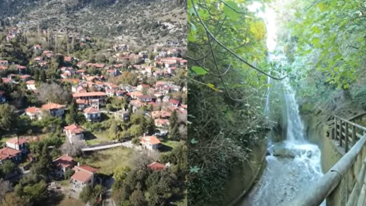 Αγόριανη: Το γραφικό χωριό στον Παρνασσό με τον παραδεισένιο καταρράκτη – Μια εναλλακτική της Αράχωβας