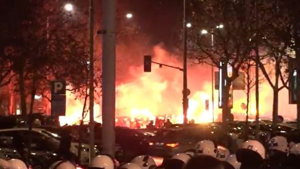 Βελιγράδι: Σοβαρά επεισόδια πριν από το ντέρμπι Παρτιζάν – Ερυθρός Αστέρας