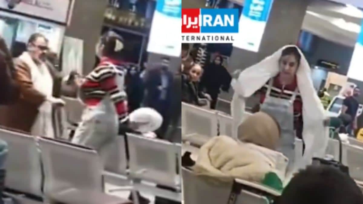 Φωνές αντίστασης στο καταπιεστικό Ιράν: Γυναίκα χωρίς χιτζάμπ αφαίρεσε τουρμπάνι από κληρικό (video)