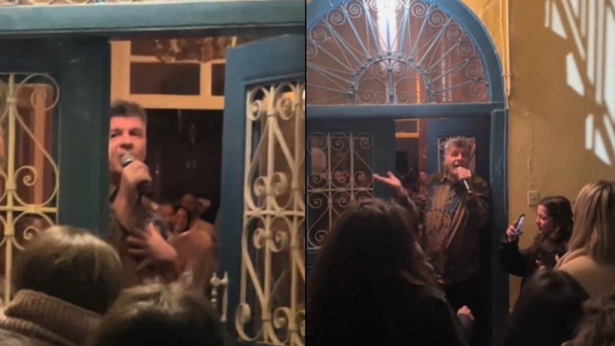 Υπέροχος Φοίβος Δεληβοριάς: Βγήκε από το μαγαζί για να τραγουδήσει σε όσους δεν πρόλαβαν και έμειναν απέξω (Video)