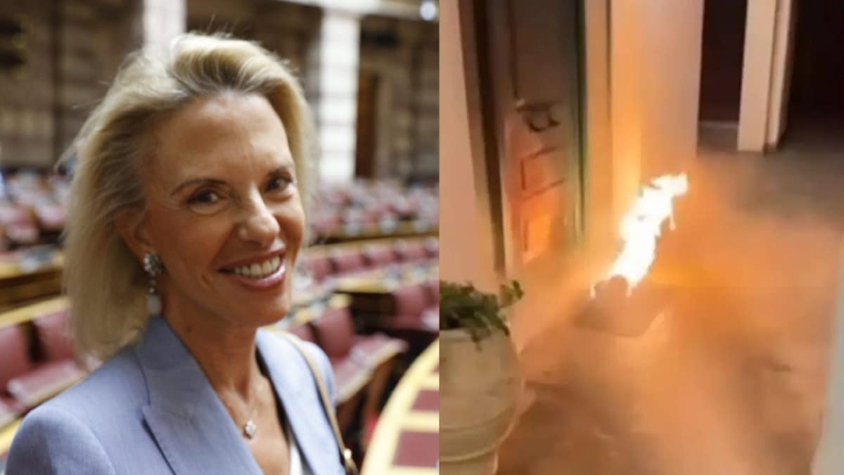 Βάρκιζα: Επίθεση με γκαζάκια στο εξοχικό της Ελίζας Βόζεμπεργκ – «Έχω απειληθεί για την τραγωδία των Τεμπών»